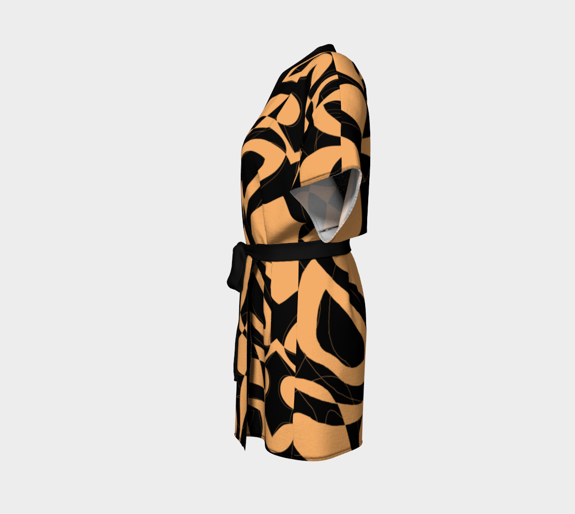 Kimono Robe- Scribble Flow-Pat Sutton Designs