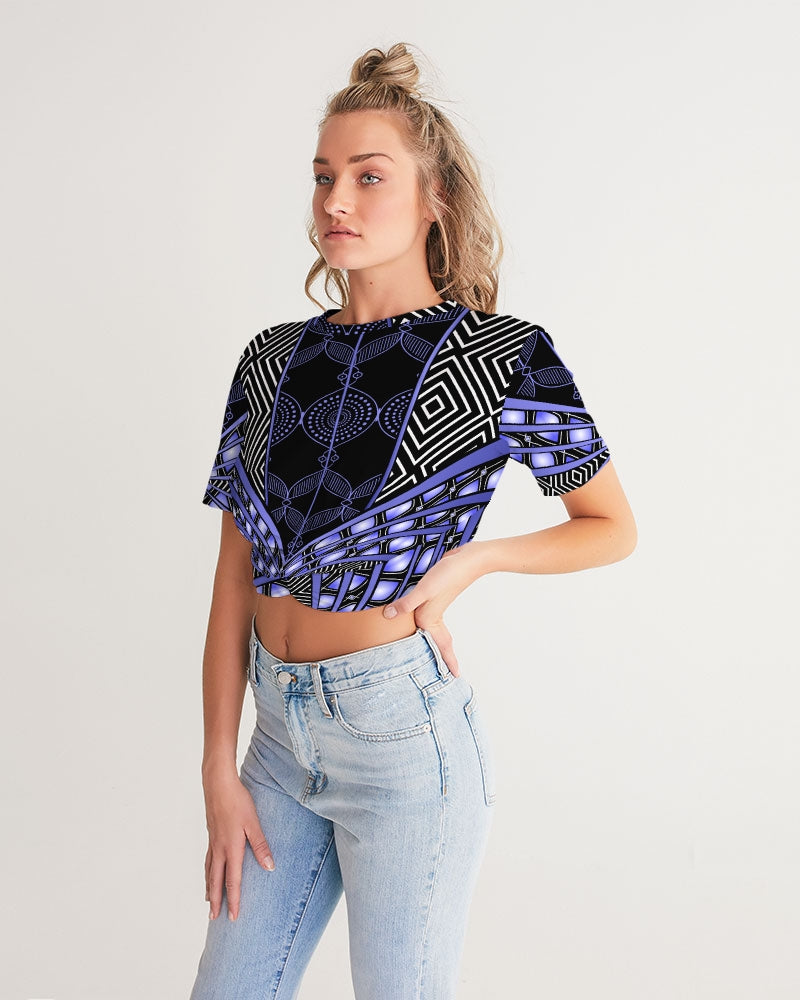 Cropped Tee-Sky Princess-Pat Sutton Designs
