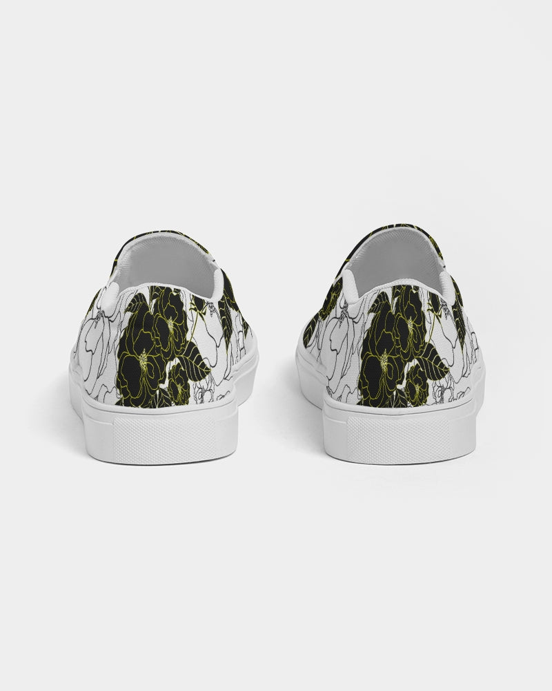 Women's Slip On - Peonie Noir-Pat Sutton Designs