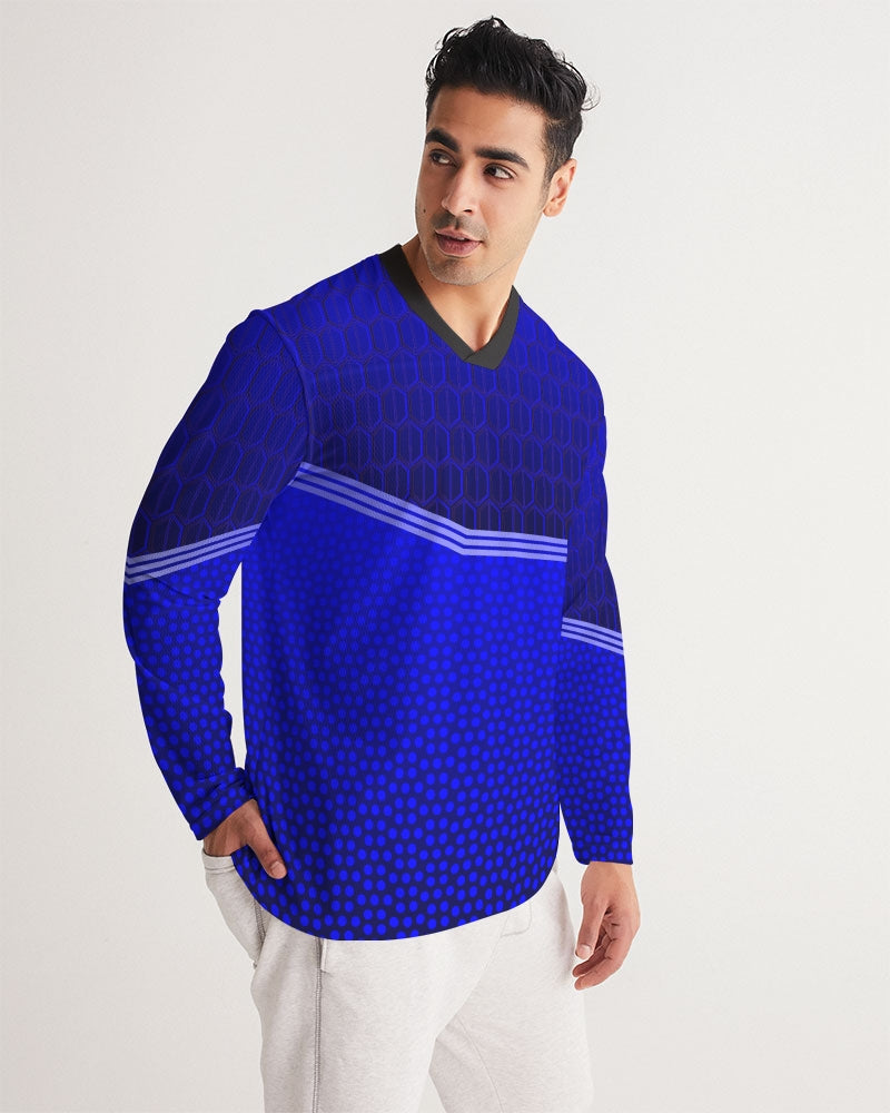 Men's Sports Jersey- Blue Armor