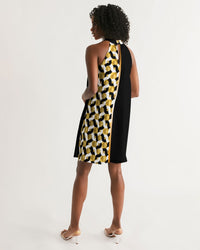Women's Halter Dress- ChainLink-Pat Sutton Designs