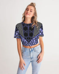 Cropped Tee-Sky Princess-Pat Sutton Designs