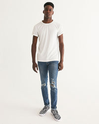 Men's Slip-Black & White Maze-Pat Sutton Designs