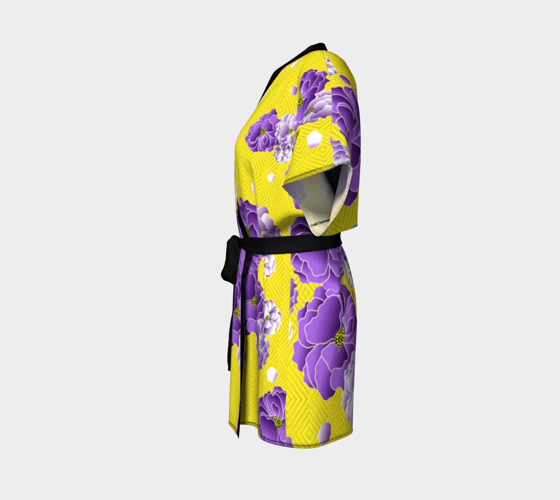 Kimono Robe-Lilac Gardenia