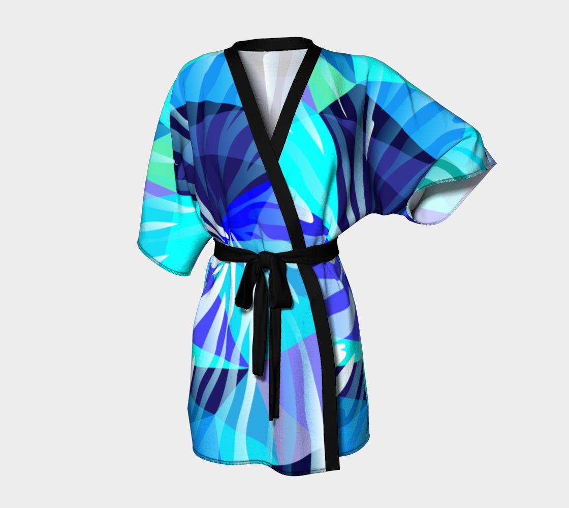 Kimono Robe- Blue Sunday-Pat Sutton Designs