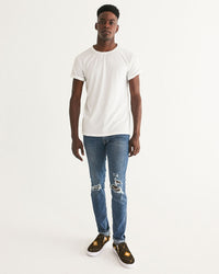 Men's Slip-On - Golden Mosaic-Pat Sutton Designs