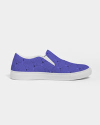 Women's Slip On- Dynamic Periwinkle-Pat Sutton Designs