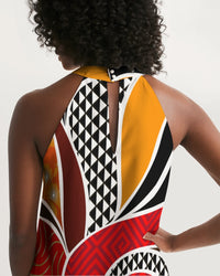 Women's Halter Dress- Essence Smash-Pat Sutton Designs