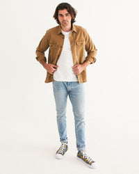 Men's High Tops - Rainbow Swag-Pat Sutton Designs