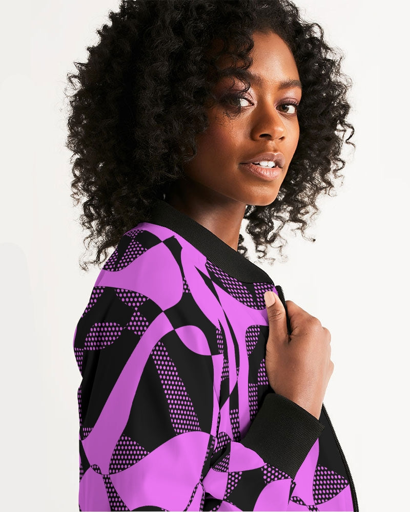 Women's Jacket- Pink Polka-Pat Sutton Designs