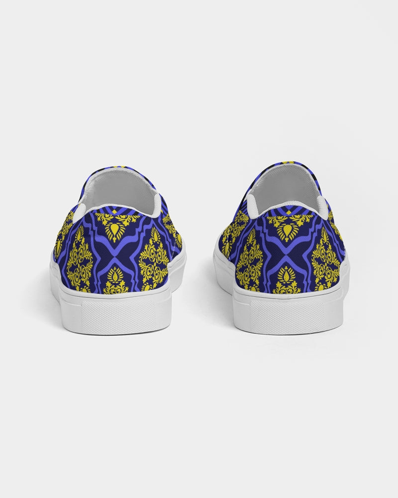 Women's Slip-On- Sweet Blues-Pat Sutton Designs