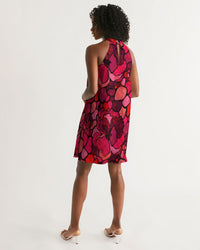 Women's Halter Dress- Watercolor Harvest-Pat Sutton Designs