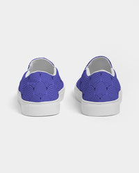 Women's Slip On- Dynamic Periwinkle-Pat Sutton Designs