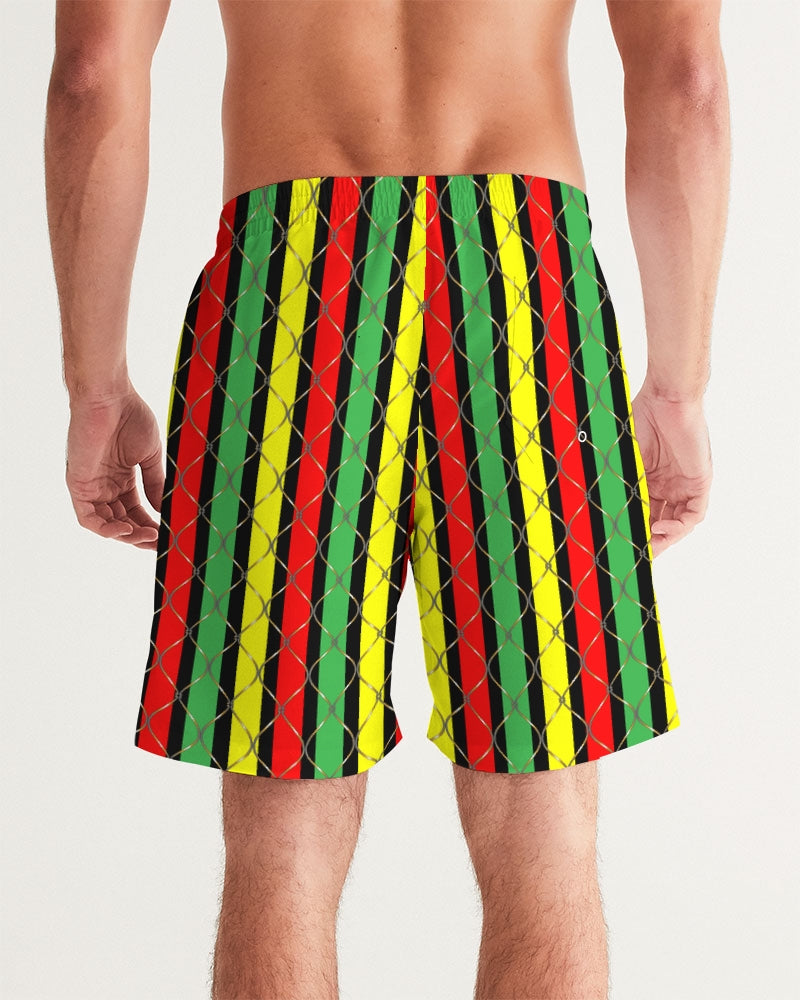 Men's Board Shorts- Caribbean Flair-Pat Sutton Designs