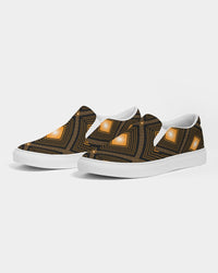Men's Slip-On - Golden Mosaic-Pat Sutton Designs