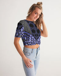 Cropped Tee-Sky Princess-Pat Sutton Designs