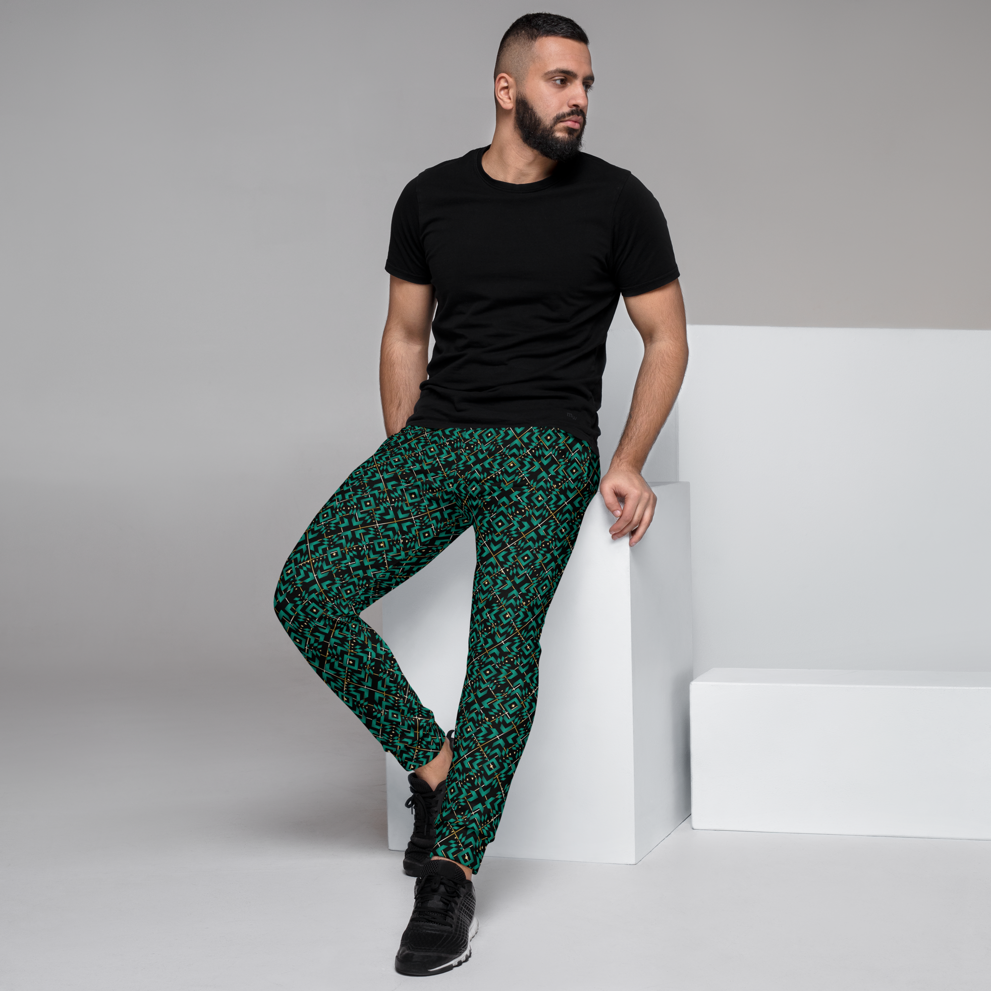 Men's Joggers -Shattered ( Forest)