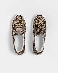 Men's Slip-On- Tan Tribal-Pat Sutton Designs