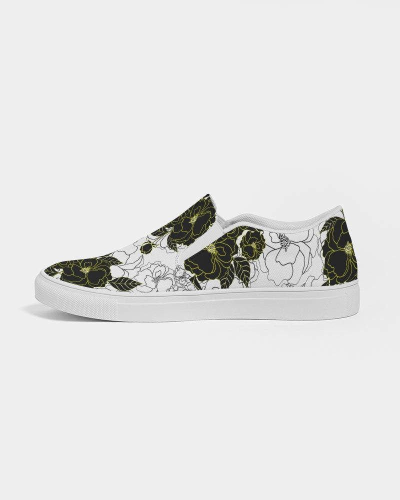 Women's Slip On - Peonie Noir-Pat Sutton Designs