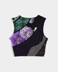 Women's Cropped Tank- Adorned-Pat Sutton Designs