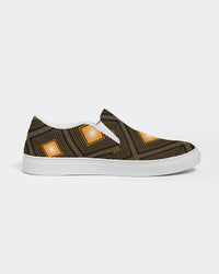 Men's Slip-On - Golden Mosaic-Pat Sutton Designs