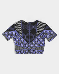 Cropped Tee-Sky Princess-Pat Sutton Designs