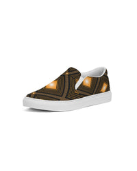 Men's Slip-On - Golden Mosaic-Pat Sutton Designs