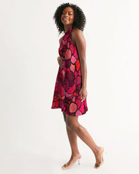 Women's Halter Dress- Watercolor Harvest-Pat Sutton Designs