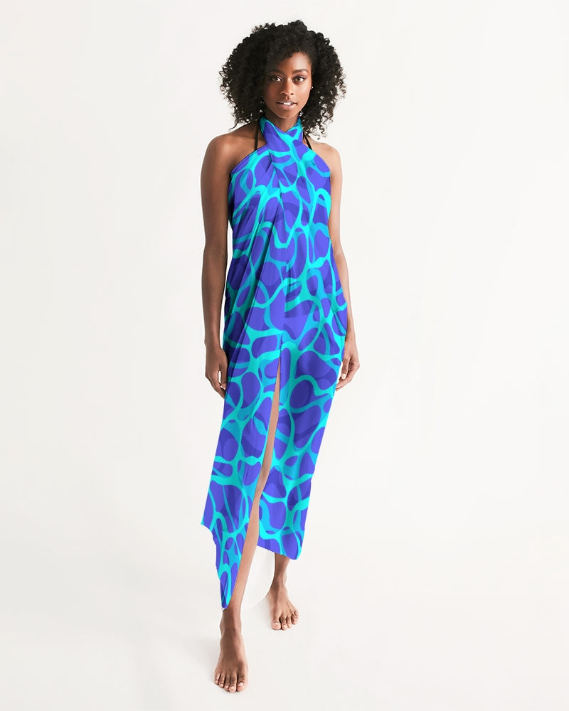 Sarong- Teal Wave