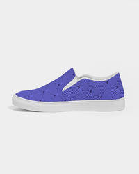 Women's Slip On- Dynamic Periwinkle-Pat Sutton Designs